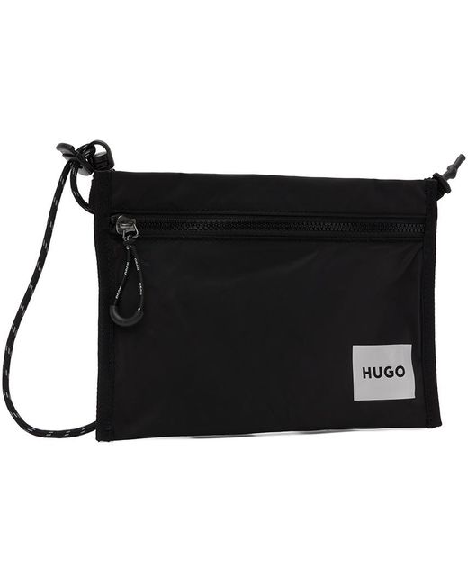 HUGO Black Horiz Bag for men