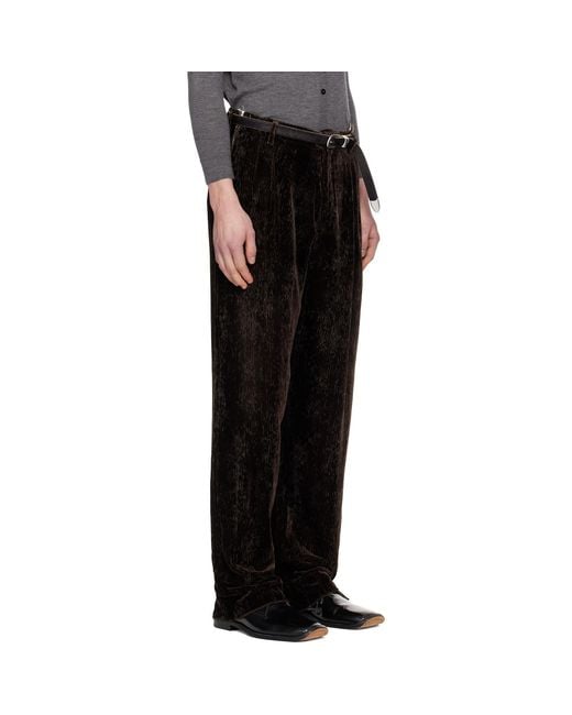 Magliano Black Grampa Trousers for men