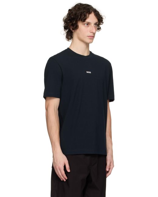 Boss Black Relaxed-Fit Logo Print T-Shirt for men