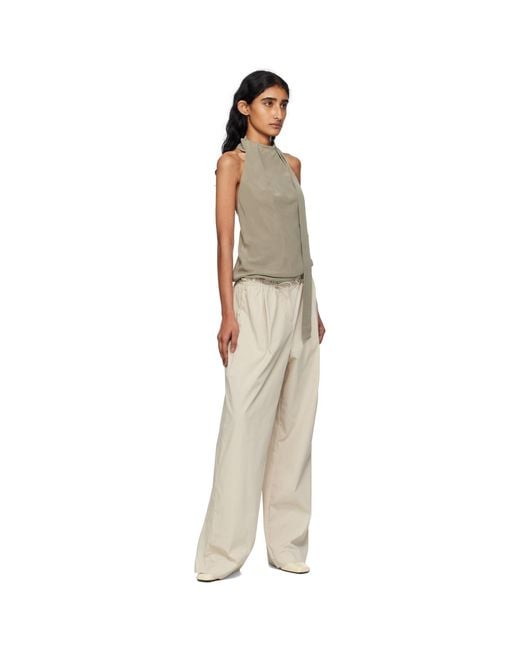 St. Agni Multicolor Petit Paperbag Waist Trousers