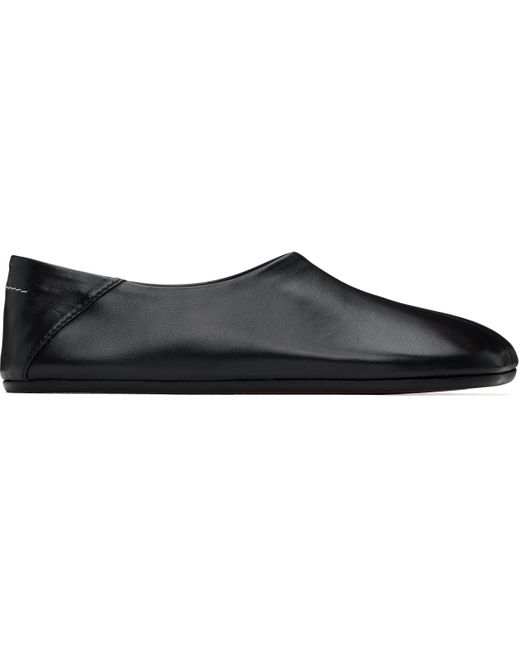 メンズ MM6 by Maison Martin Margiela ブラック Anatomic スリッポン Black