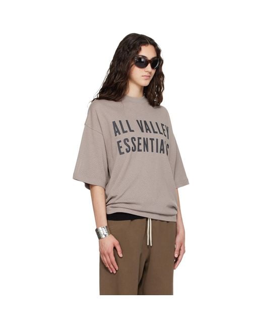 Fear Of God Gray Taupe Merch T-Shirt