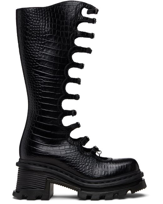 Marc Jacobs Black Dr. Martens Edition Kiki Boots