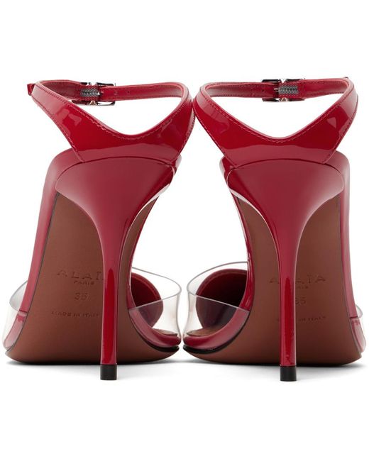 Alaïa Red Heart Pump