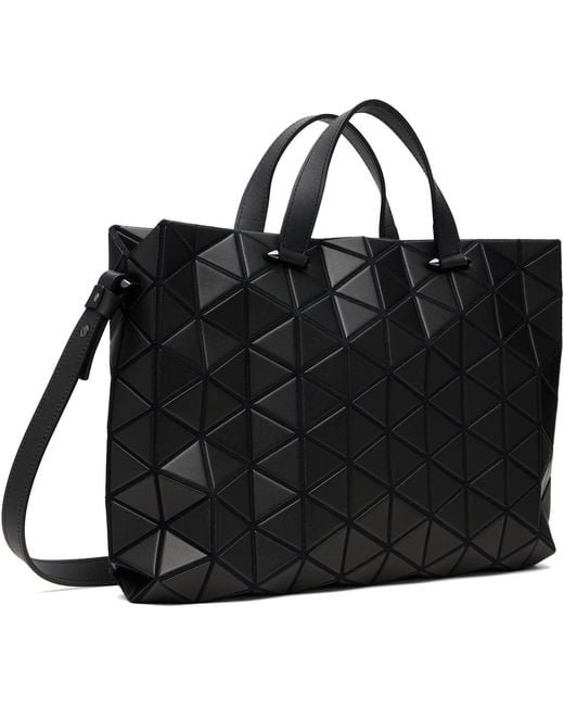 Issey Miyake Black Matte Tonneau Bag for men