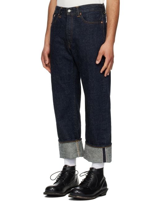 RRL Blue Limited-Edition Vintage 5-Pocket Jeans for men