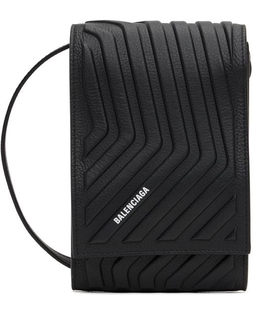 Balenciaga Black Car Phone Holder Bag for men