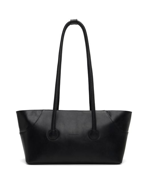 MARGE SHERWOOD Black Boat Shopper Large Bag