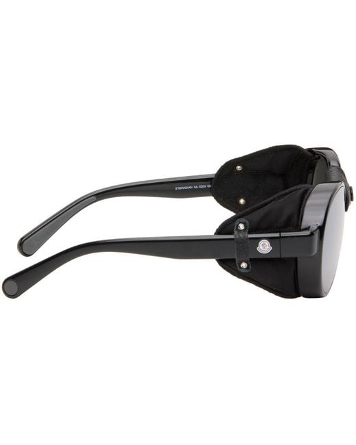 Moncler Black Steradian Sunglasses for men