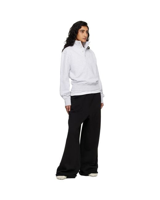 Entire studios White Port Pullover Sweatshirt