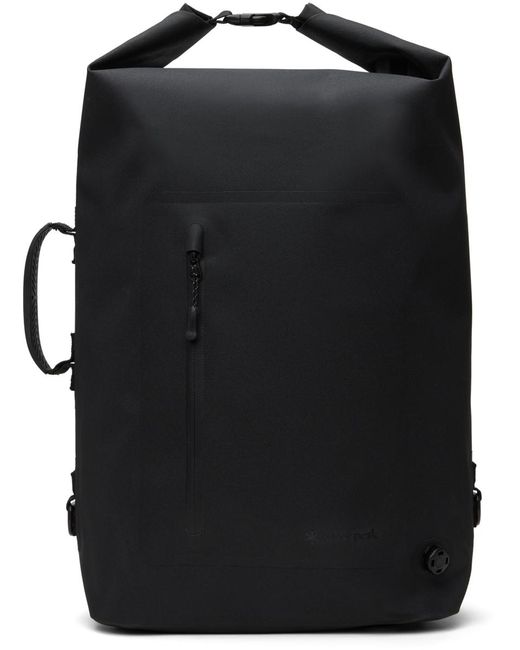 Snow Peak Black 4Way Dry Medium Backpack for men