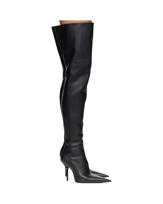Balenciaga Black Avenue After Tall Boots