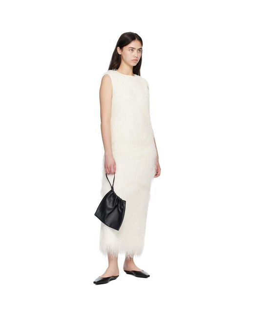 Loulou de Saison Black Tiwa Fringed Maxi Dress