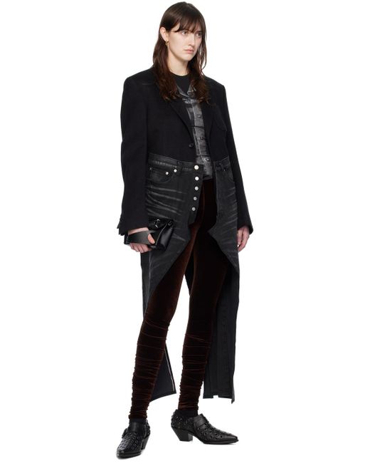 Junya Watanabe Black Levi's Edition Denim Coat