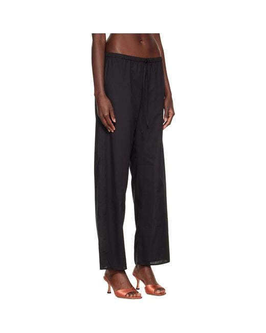 Cou Cou Black 'The Pant' Lounge Pants