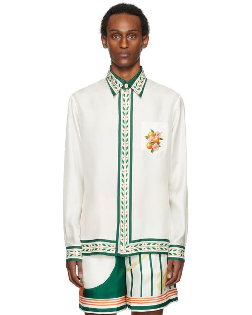 Casablancabrand Multicolor 's En Fleur' Shirt for men