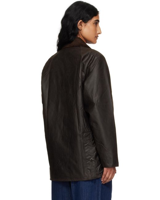 Barbour Black Bedale Waxed Jacket