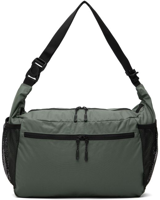 Snow Peak Black Everyday Use Middle Shoulder Bag for men