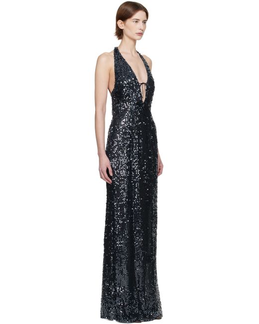 16Arlington Black Eima Maxi Dress
