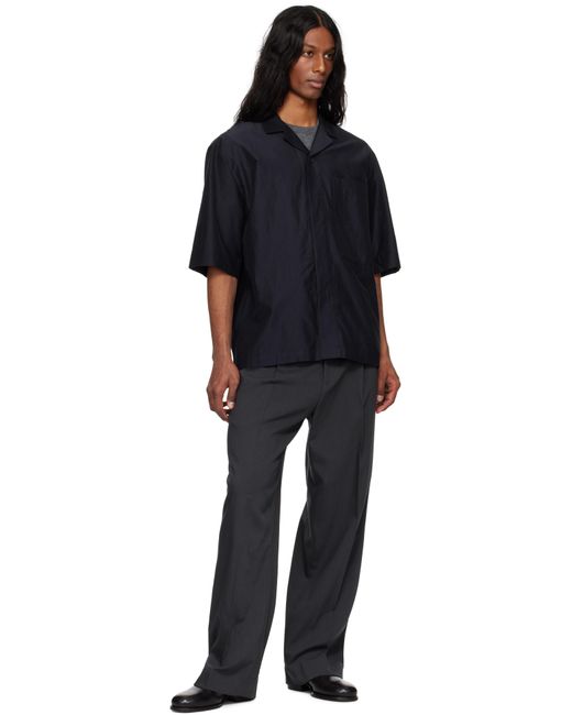 メンズ Toogood ネイビー 'The Landscaper' シャツ Black