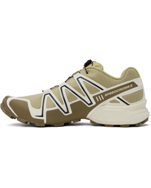 Salomon Khaki Speedcross 3 Sneakers in Black | Lyst