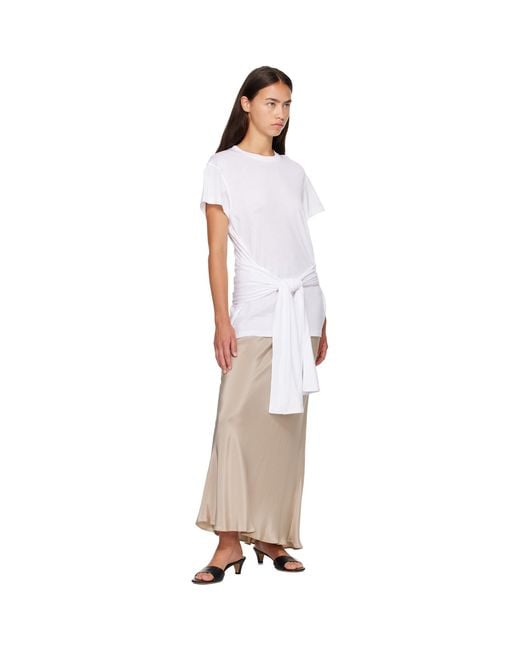 Max Mara Natural Taupe Sospiro Maxi Skirt