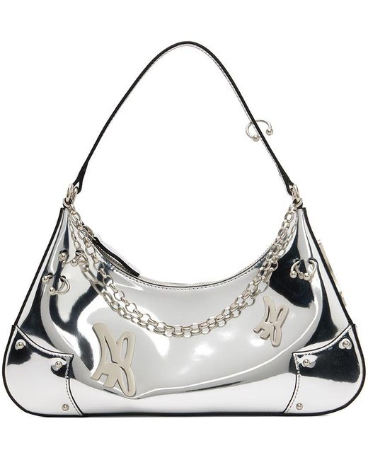 ANDERSSON BELL Butterfly Ab Logo Chain Bag in Gray | Lyst