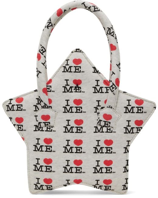 Ashley Williams White 'I Heart Me' Star Bag