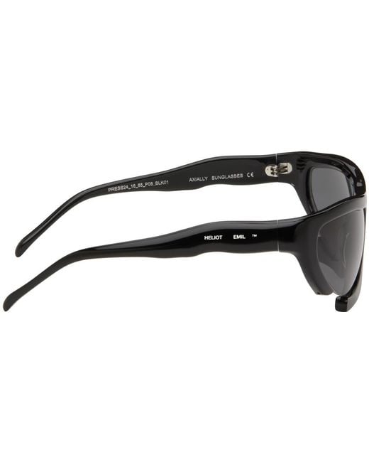 HELIOT EMIL Black Axially Sunglasses