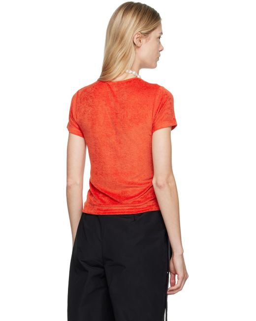 BASERANGE レッド Omo Tシャツ Baserange レッド Omo Tシャツ オレンジ | Lyst