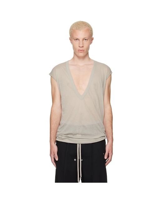 Rick Owens Natural Off- Tower Dylan T-Shirt for men
