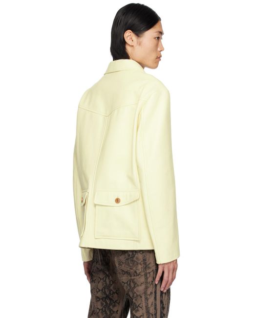 Paul Smith Natural Commission Edition Leather Jacket for men