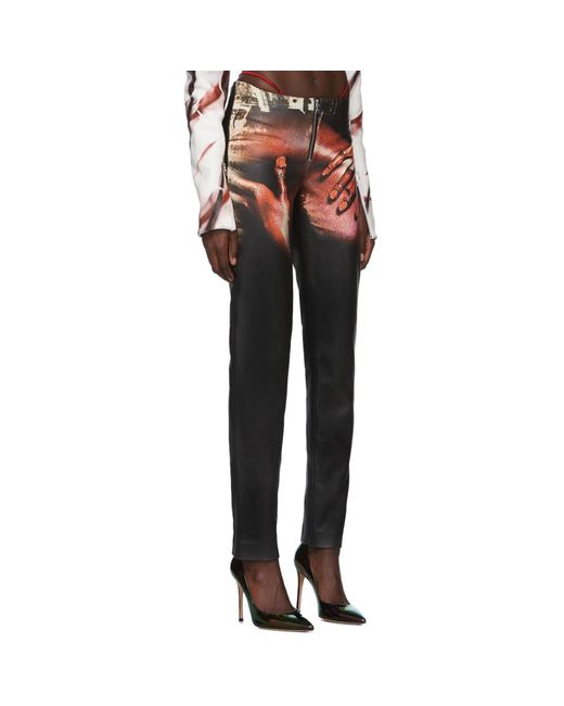 Mowalola Ssense Exclusive Black Leather 