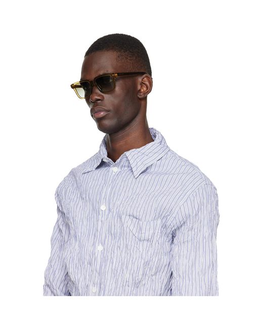 Bottega Veneta Black Triangle Sunglasses for men