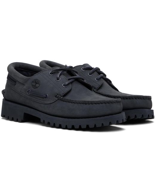 Timberland Black Indigo Authentic Boat Shoes for men