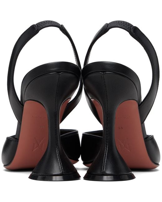 AMINA MUADDI Black Holli Sling 95 Heels