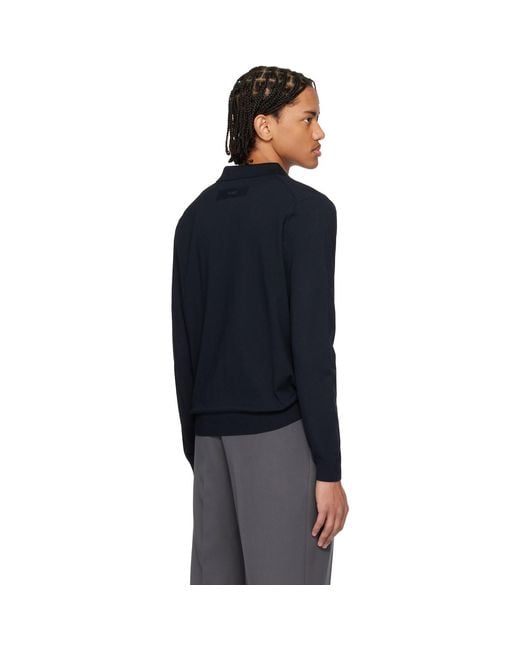 HUGO Black Regular-Fit Ribbed Trims Jacket for men