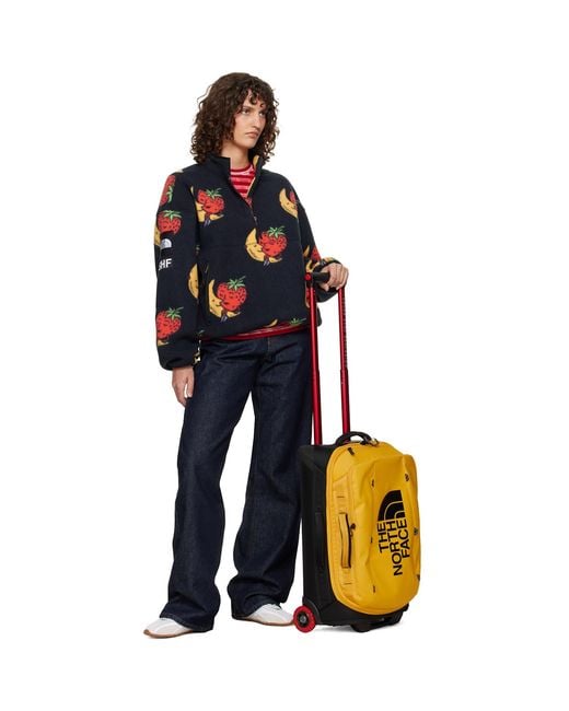 The North Face Yellow Base Camp Rolling Thunder 22 Suitcase