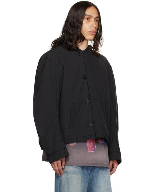 we11done Black Sortie Jacket for men