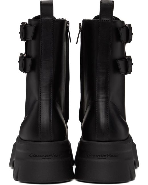 Gianvito Rossi Black Marloe Ankle Boots