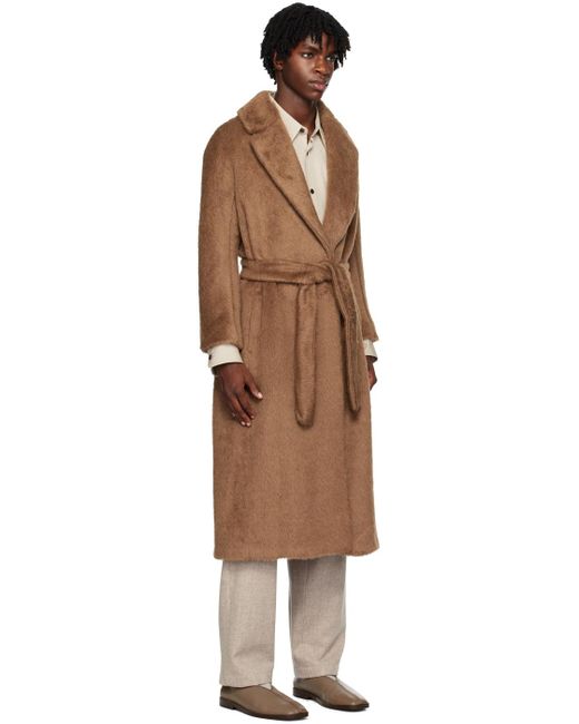 Max Mara Black Brown Oversized Coat for men