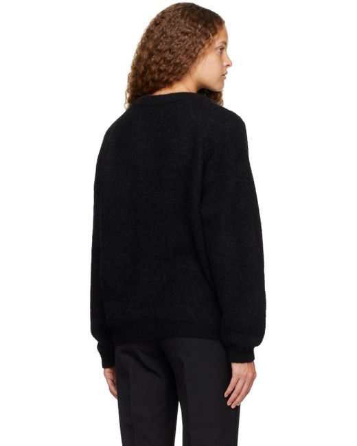 Acne Black Crewneck Sweater
