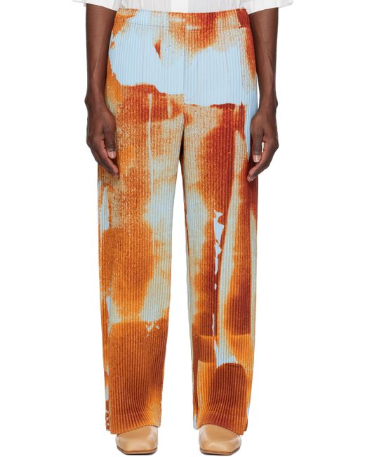 Homme Plissé Issey Miyake Multicolor Wind Walk Trousers for men