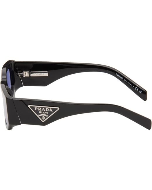 Prada Black Triangle Logo Sunglasses