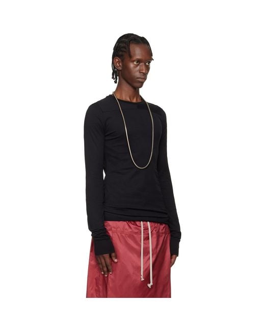 Rick Owens Black Moncler + Girder Ls T-Shirt for men