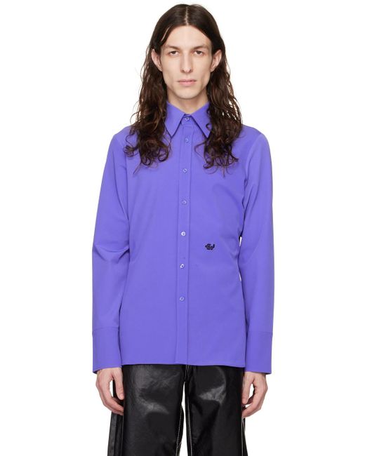 Eytys Purple Blue Trix Shirt for men