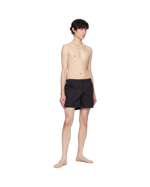 Moncler Black Archivio Creativo Swim Shorts for men