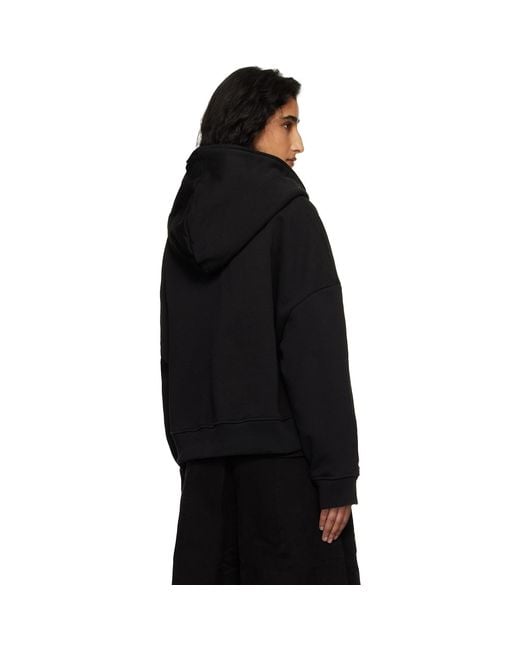 Entire studios Black Eternal Zip Hoodie