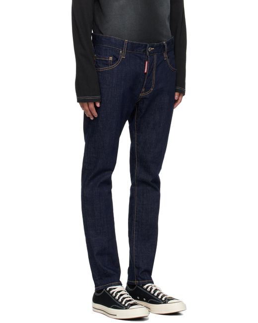 DSquared² Blue Navy Skater Jeans for men
