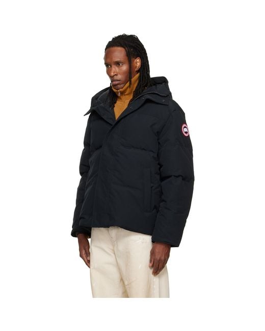 Canada Goose Black Seymour Down Coat for men